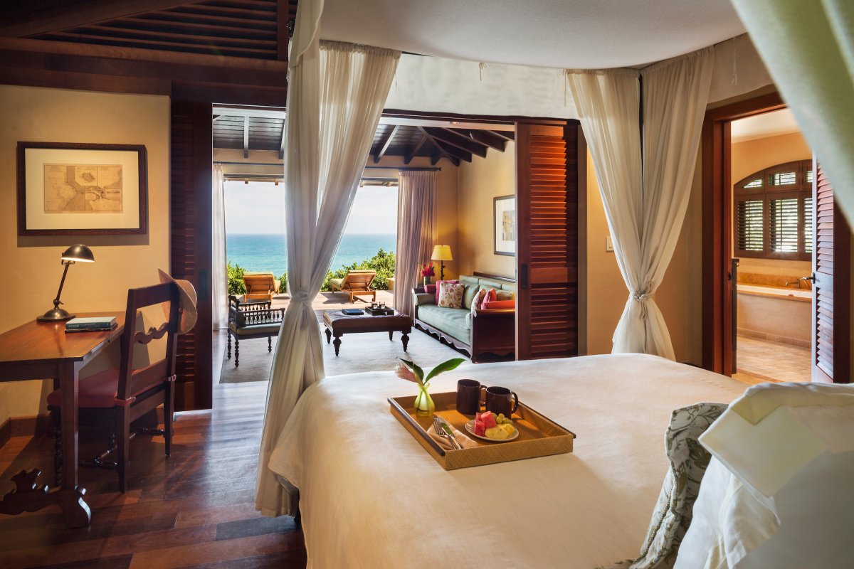 View of a luxury suite at the Royal Isabela.