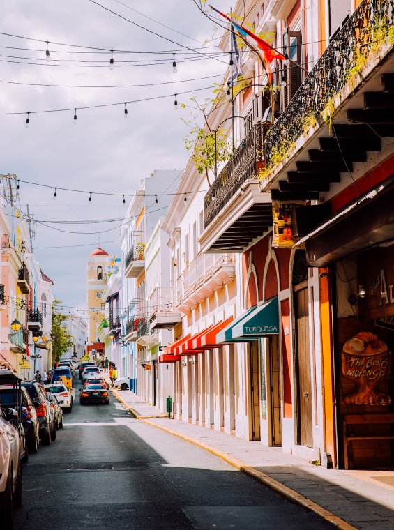 Las calles del Viejo San Juan.